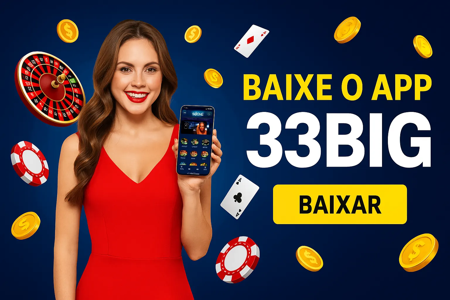 Baixar o 33BIG Cassino App