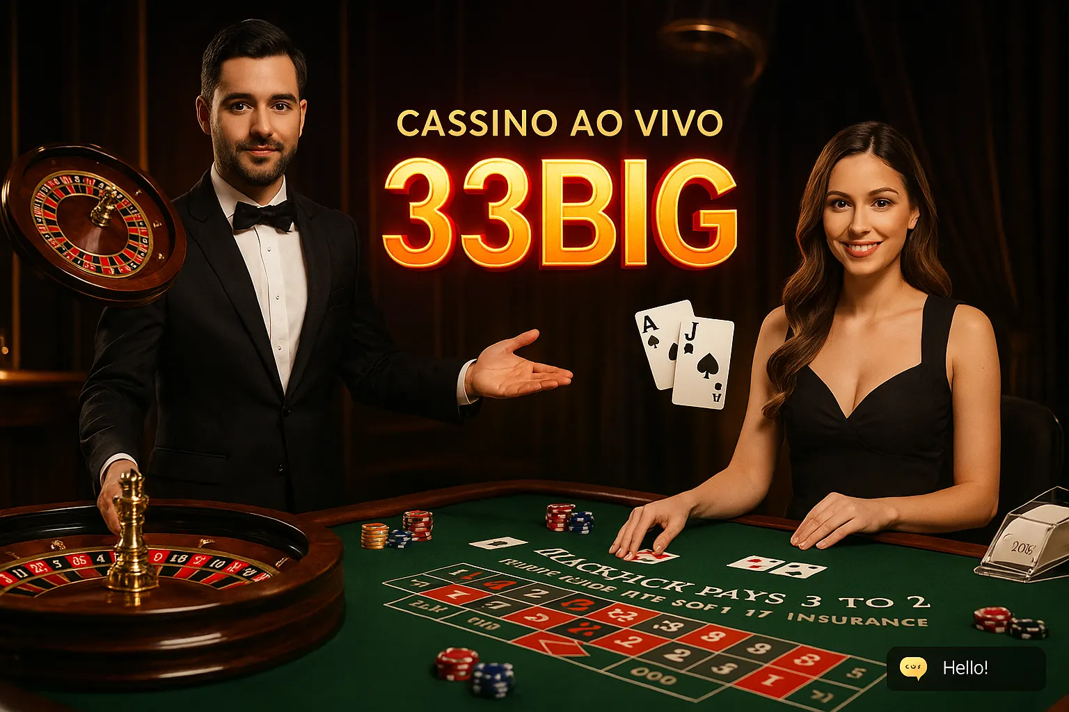 O 33BIG Live Casino lança promoções regularmente