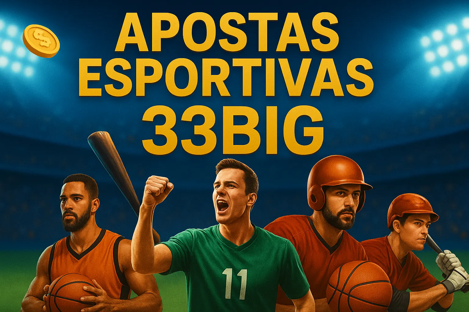 Aposte em apostas esportivas no cassino online 33BIG
